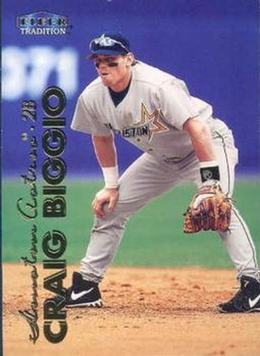 #46 Craig Biggio - Houston Astros - 1999 Fleer Tradition Baseball