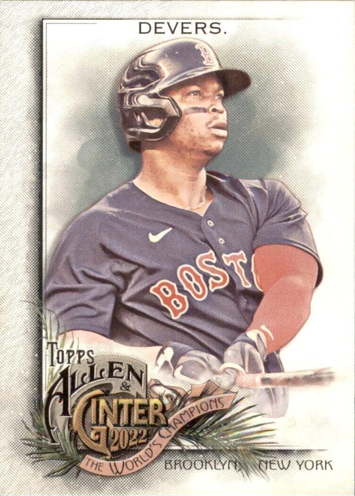 #46 Rafael Devers - Boston Red Sox - 2022 Topps Allen & Ginter Baseball