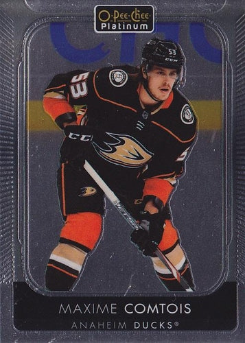 #46 Maxime Comtois - Anaheim Ducks - 2021-22 O-Pee-Chee Platinum Hockey