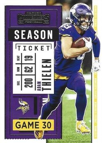 #46 Adam Thielen - Minnesota Vikings - 2020 Panini Contenders Football