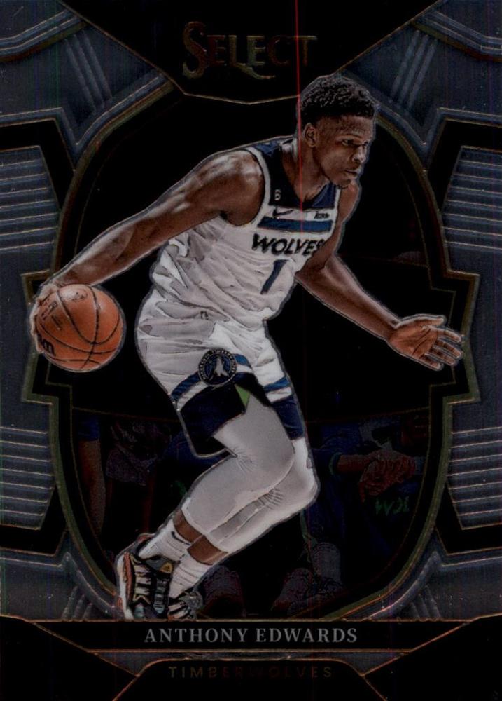 #46 Anthony Edwards - Minnesota Timberwolves - 2022-23 Panini Select Basketball