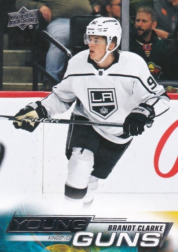 #470 Brandt Clarke - Los Angeles Kings - 2022-23 Upper Deck Hockey