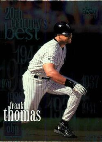 #470 Active On-Base % Leaders - Frank Thomas - Chicago White Sox - 2000 Topps Baseball