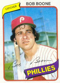 #470 Bob Boone - Philadelphia Phillies - 1980 Topps Baseball
