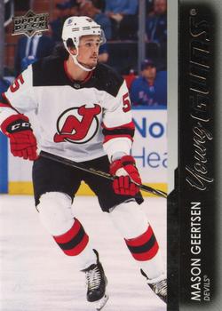 #470 Mason Geertsen - New Jersey Devils - 2021-22 Upper Deck Hockey