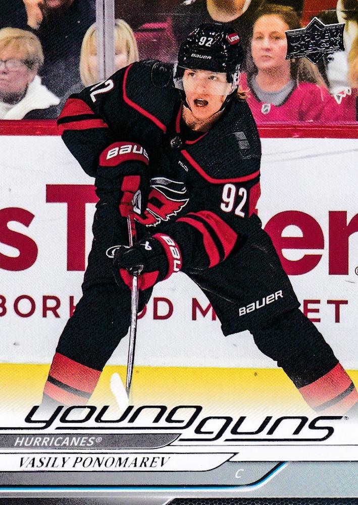 #472 Vasily Ponomarev - Carolina Hurricanes - 2024-25 Upper Deck Hockey