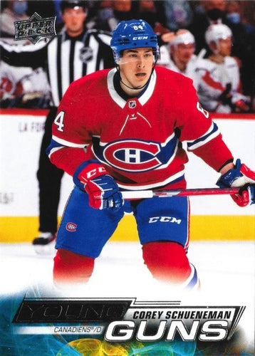 #473 Corey Schueneman - Montreal Canadiens - 2022-23 Upper Deck Hockey