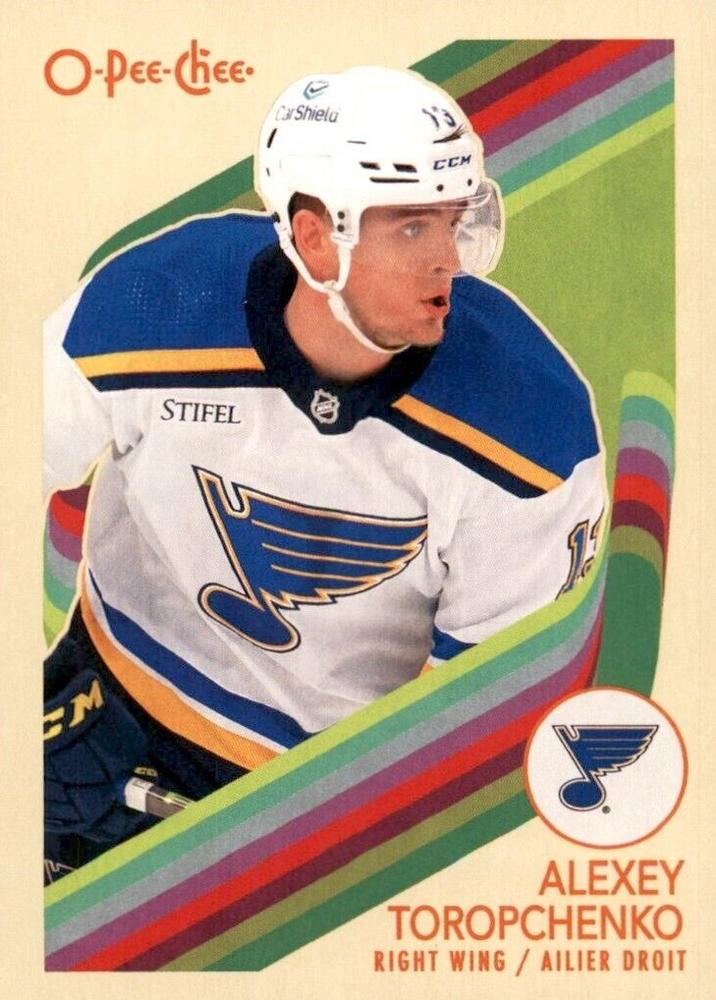 #474 Alexey Toropchenko - St. Louis Blues - 2023-24 O-Pee-Chee - Retro Hockey