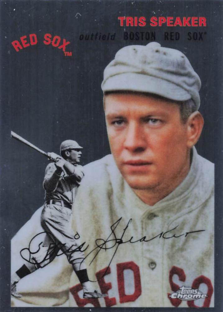 #474 Tris Speaker - Boston Red Sox - 2023 Topps Chrome Platinum Anniversary Baseball
