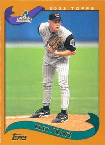 #474 Bret Prinz - Arizona Diamondbacks - 2002 Topps Baseball
