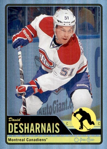#475 David Desharnais - Montreal Canadiens - 2012-13 O-Pee-Chee - Rainbow Hockey