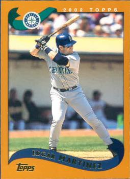 #475 Edgar Martinez - Seattle Mariners - 2002 Topps Baseball