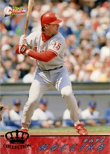 #476 Dave Hollins - Philadelphia Phillies - 1994 Pacific Baseball