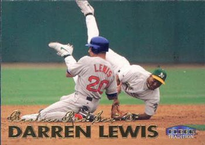 #476 Darren Lewis - Boston Red Sox - 1999 Fleer Tradition Baseball