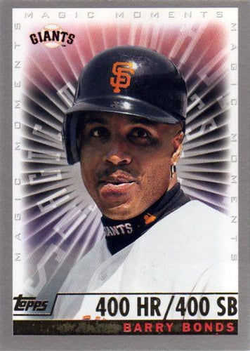#476a Barry Bonds - San Francisco Giants - 2000 Topps Baseball