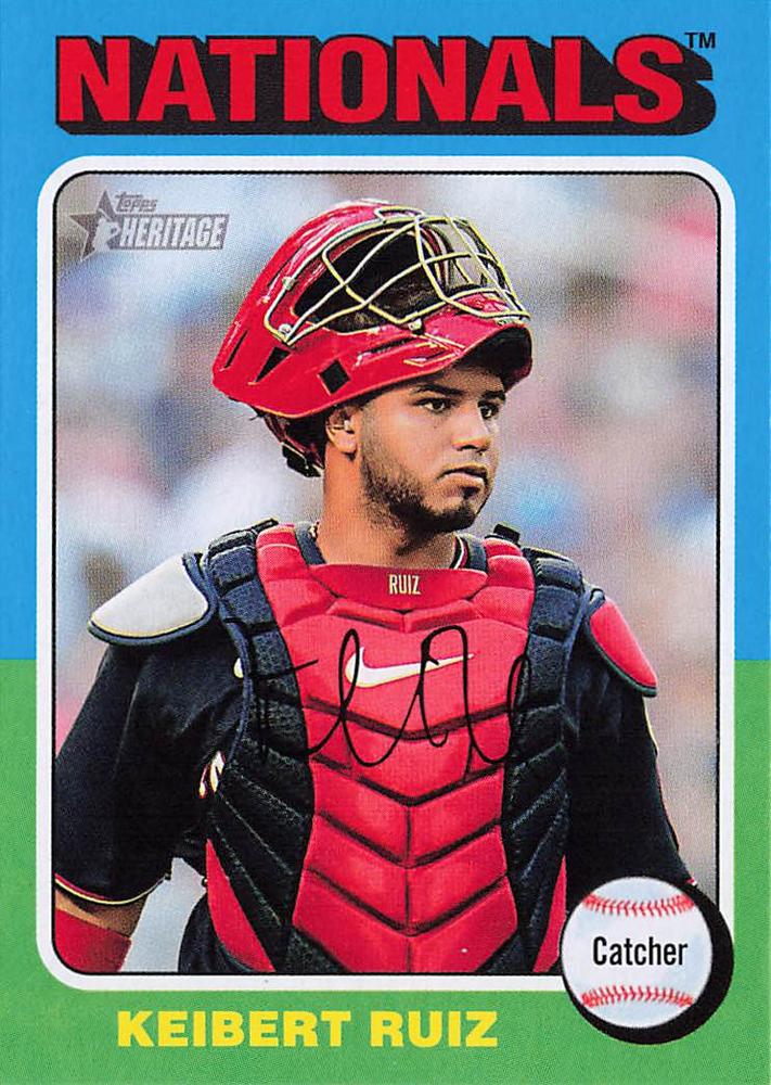#477 Keibert Ruiz - Washington Nationals - 2024 Topps Heritage Baseball