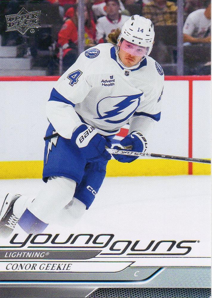 #478 Conor Geekie - Tampa Bay Lightning - 2024-25 Upper Deck Hockey