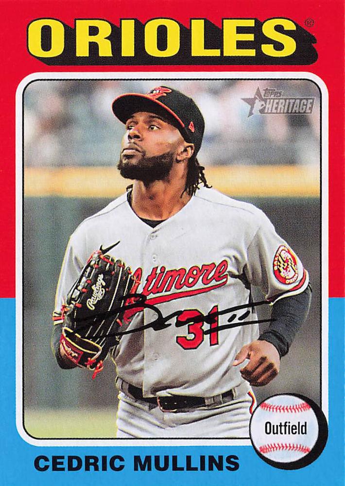 #479 Cedric Mullins - Baltimore Orioles - 2024 Topps Heritage Baseball