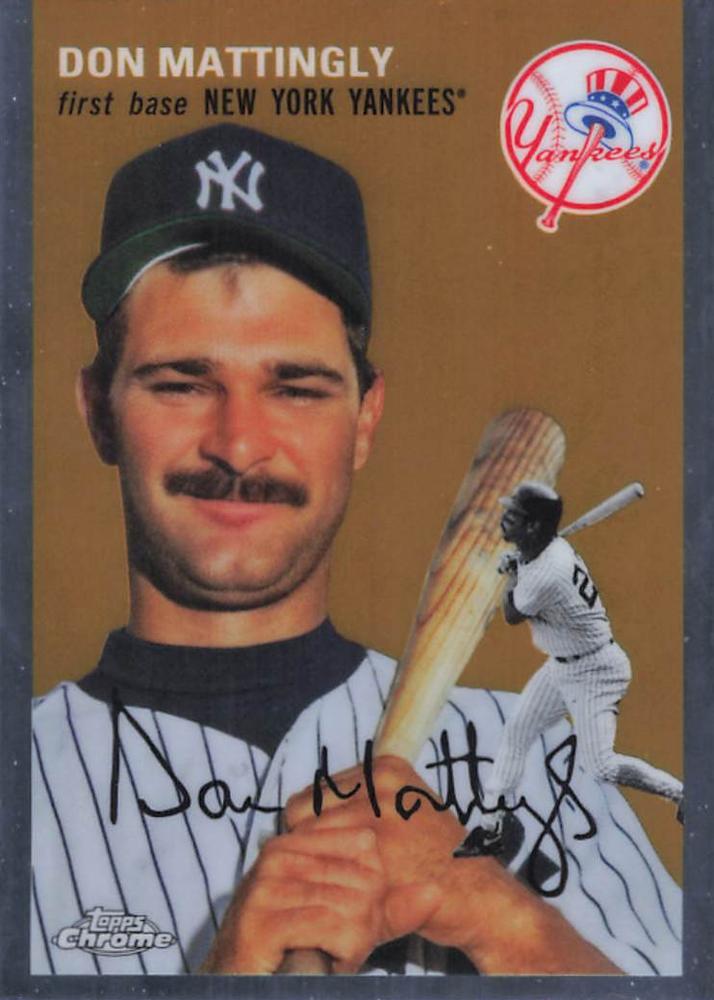 #479 Don Mattingly - New York Yankees - 2023 Topps Chrome Platinum Anniversary Baseball