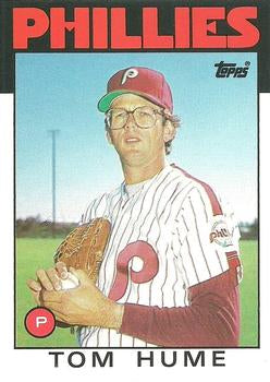 #47T Tom Hume - Philadelphia Phillies - 1986 Topps Traded Baseball