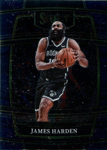 #47 James Harden - Brooklyn Nets - 2021-22 Panini Select - Blue Basketball