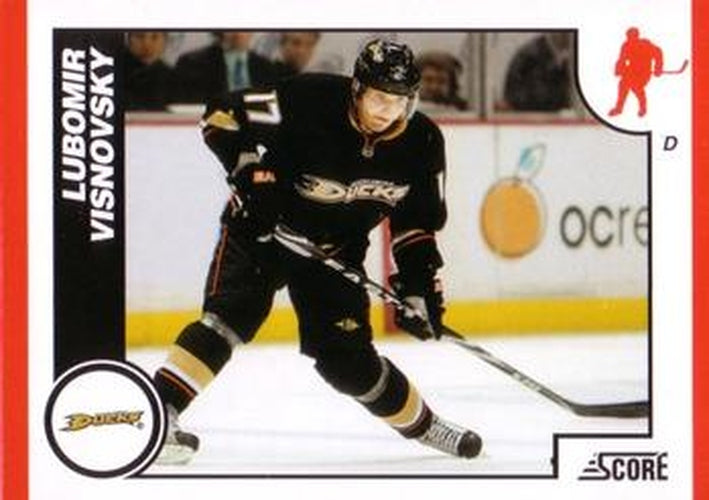 #47 Lubomir Visnovsky - Anaheim Ducks - 2010-11 Score Hockey