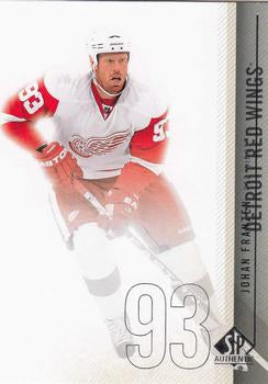 #47 Johan Franzen - Detroit Red Wings - 2010-11 SP Authentic Hockey