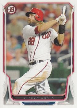 #47 Jayson Werth - Washington Nationals - 2014 Bowman Baseball