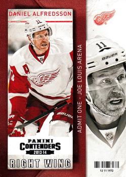 #47 Daniel Alfredsson - Detroit Red Wings - 2013-14 Panini Contenders Hockey