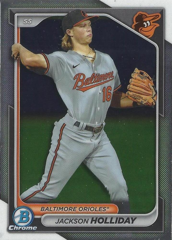 #BCP-47 Jackson Holliday - Baltimore Orioles - 2024 Bowman - Chrome Prospects Baseball
