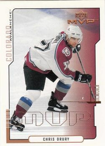 #47 Chris Drury - Colorado Avalanche - 2000-01 Upper Deck MVP Hockey