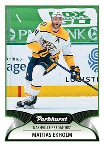 #47 Mattias Ekholm - Nashville Predators - 2021-22 Parkhurst Hockey