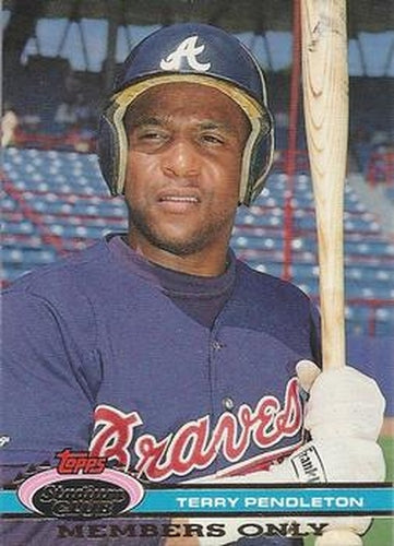 #NNO Terry Pendleton MVP Race - Atlanta Braves - 1991 Stadium Club Members Only