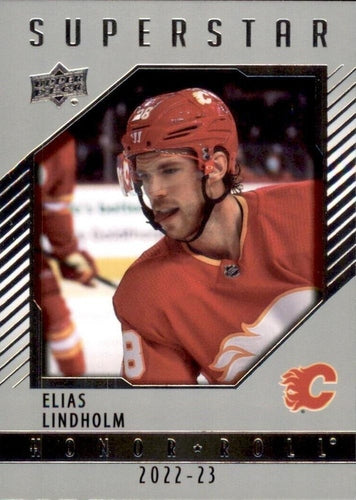 #HR-47 Elias Lindholm - Calgary Flames - 2022-23 Upper Deck - Honor Roll Hockey