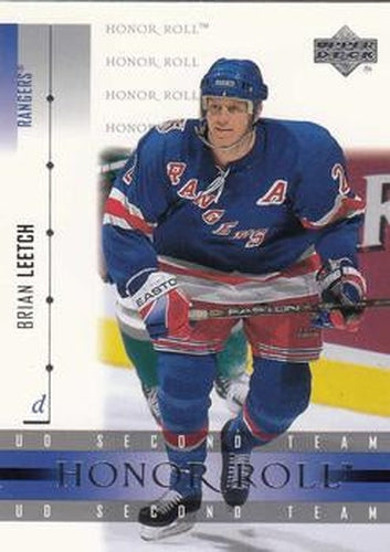 #47 Brian Leetch - New York Rangers - 2001-02 Upper Deck Honor Roll Hockey