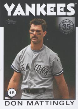 #86B-47 Don Mattingly - New York Yankees - 2021 Topps - 1986 Topps Baseball 35th Anniversary Series One Baseball