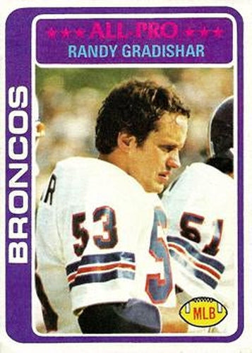 #480 Randy Gradishar - Denver Broncos - 1978 Topps Football