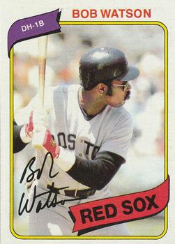 #480 Bob Watson - Boston Red Sox - 1980 Topps Baseball