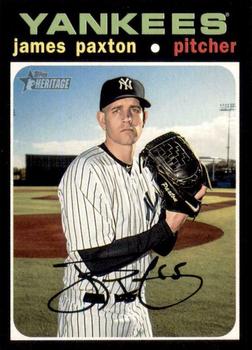 #480 James Paxton - New York Yankees - 2020 Topps Heritage Baseball