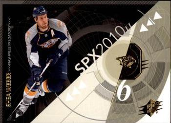 #56 Shea Weber - Nashville Predators - 2010-11 SPx Hockey