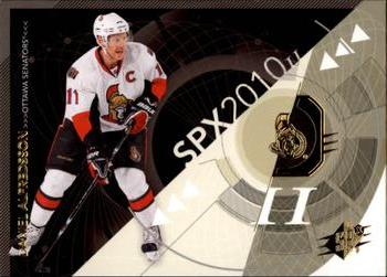 #67 Daniel Alfredsson - Ottawa Senators - 2010-11 SPx Hockey