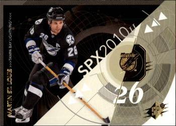 #90 Martin St. Louis - Tampa Bay Lightning - 2010-11 SPx Hockey