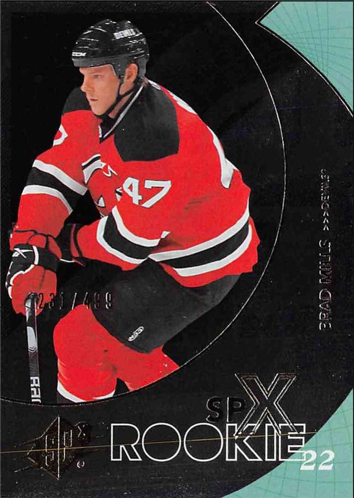 #145 Brad Mills - New Jersey Devils - 2010-11 SPx Hockey
