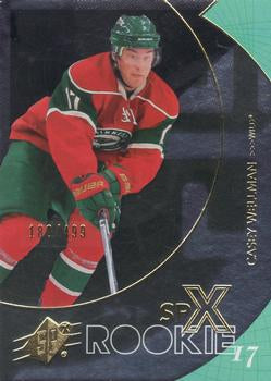 #153 Casey Wellman - Minnesota Wild - 2010-11 SPx Hockey