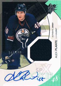 #170 Alex Plante - Edmonton Oilers - 2010-11 SPx Hockey