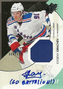 #171 Evgeny Grachev - New York Rangers - 2010-11 SPx Hockey