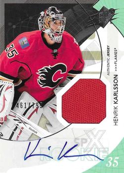 #185 Henrik Karlsson - Calgary Flames - 2010-11 SPx Hockey
