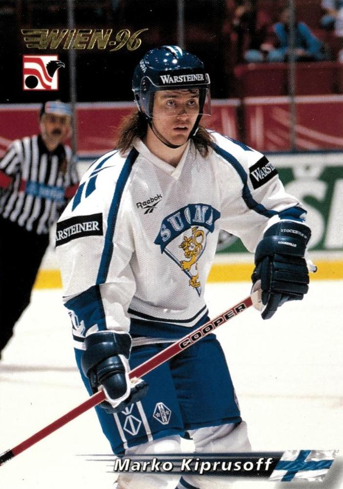 #2 Marko Kiprusoff - Finland - 1996 Semic Collections Wien-96 Hockey