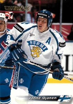 #8 Janne Ojanen - Finland - 1996 Semic Collections Wien-96 Hockey