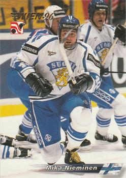 #22 Mika Nieminen - Finland - 1996 Semic Collections Wien-96 Hockey